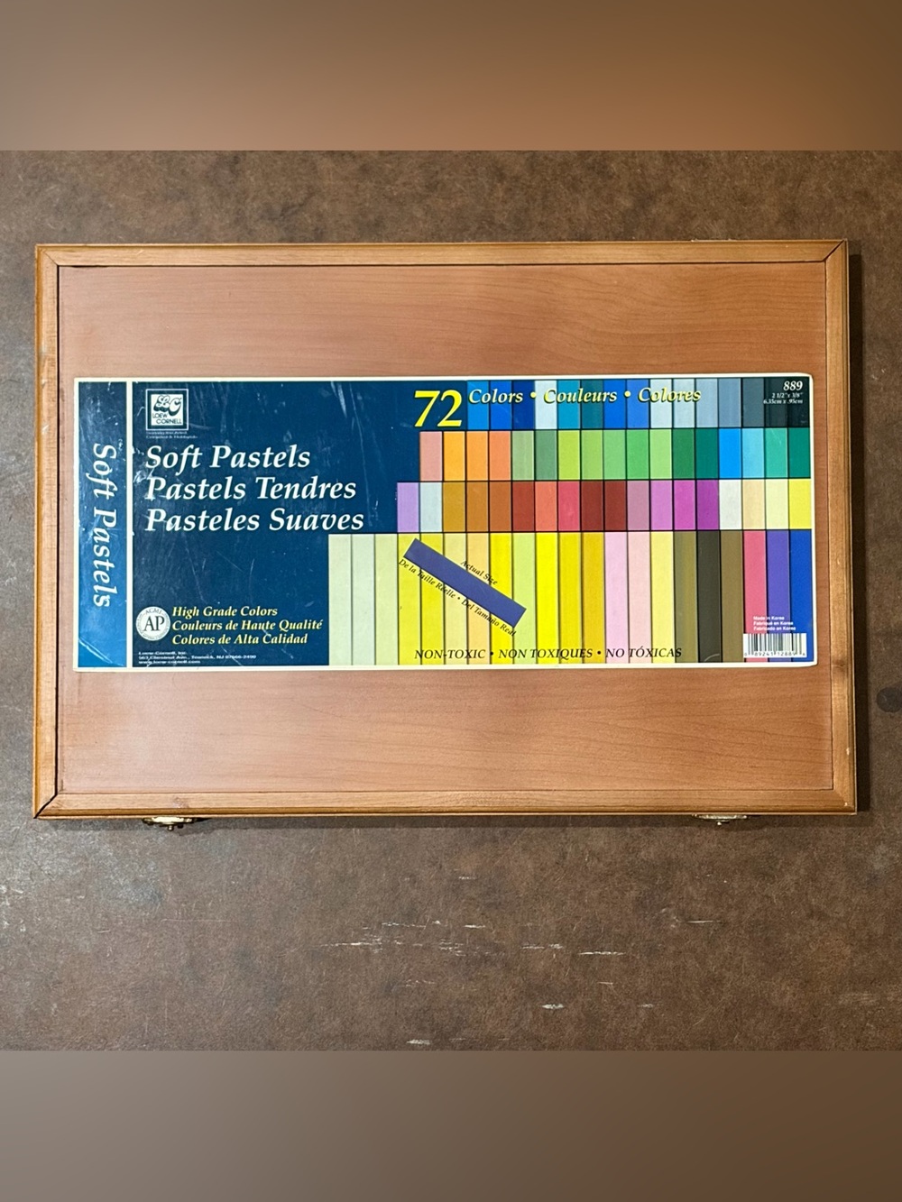 Vintage-Loew-Cornell,Inc.72 Pre-Owned Soft Pastels, High Grade Non Toxic Colors